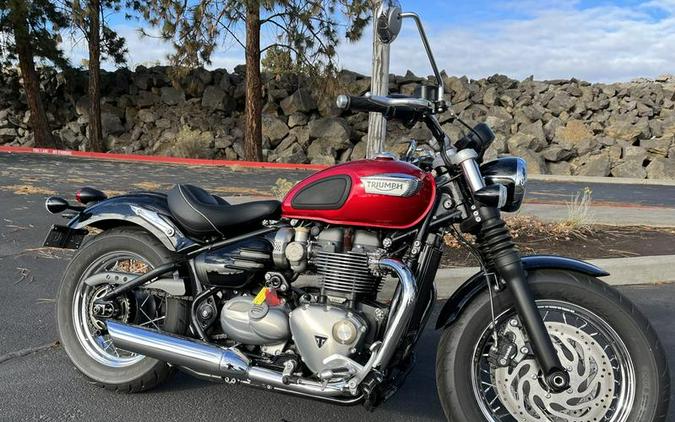 2022 Triumph Bonneville Speedmaster Red Hopper