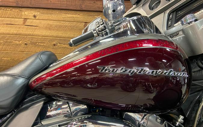 2015 Cvo Electra Glide Ultra Limited Palladium Silver/Maroon FLHTKSE