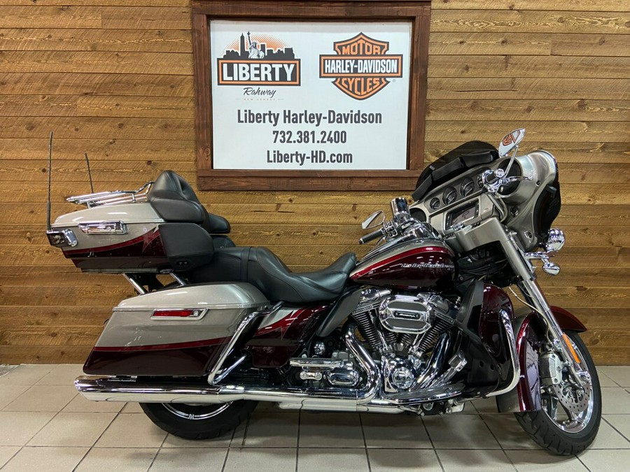 2015 Cvo Electra Glide Ultra Limited Palladium Silver/Maroon FLHTKSE