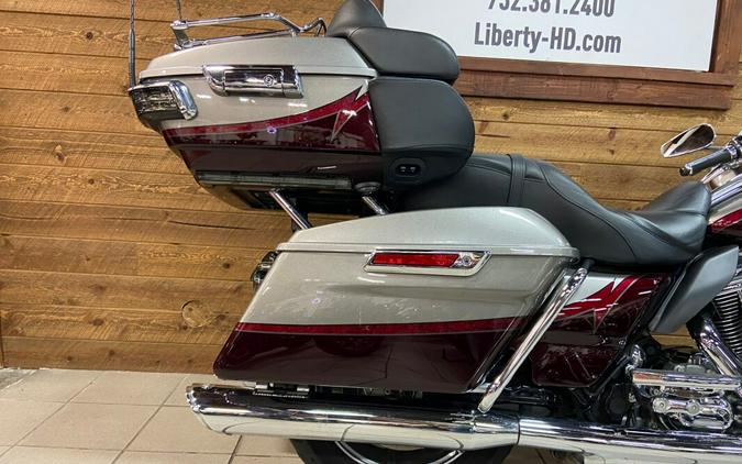 2015 Cvo Electra Glide Ultra Limited Palladium Silver/Maroon FLHTKSE