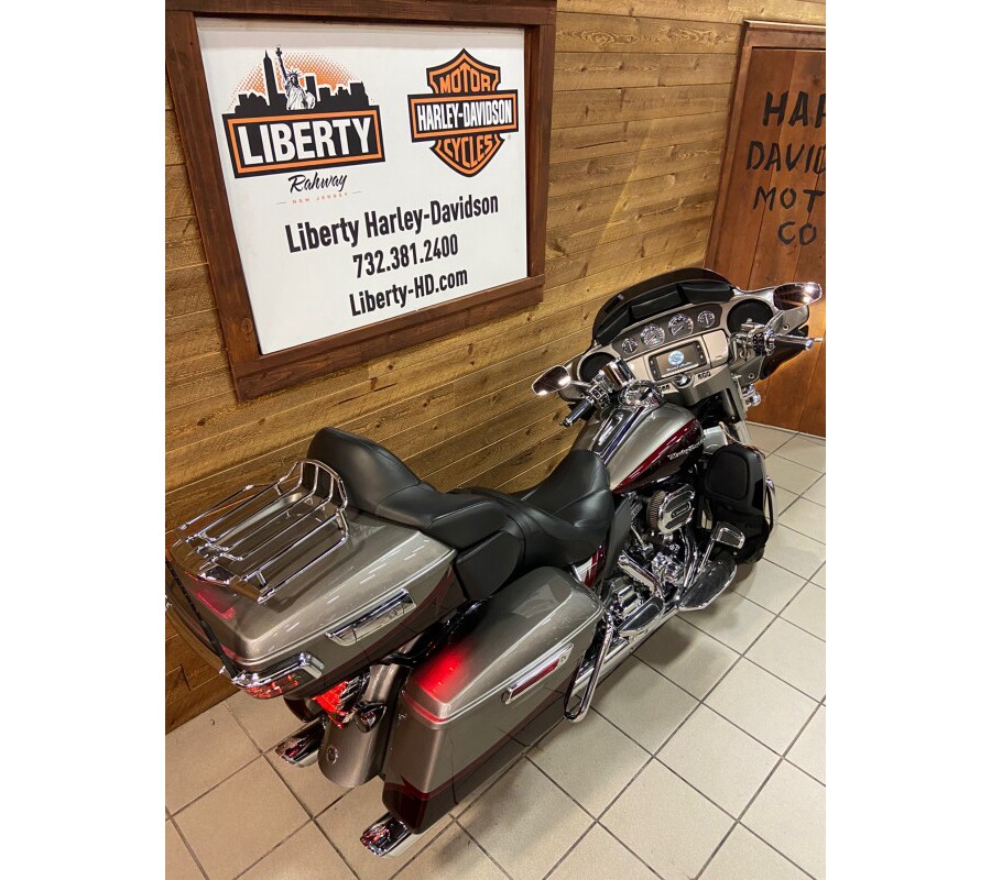 2015 Cvo Electra Glide Ultra Limited Palladium Silver/Maroon FLHTKSE