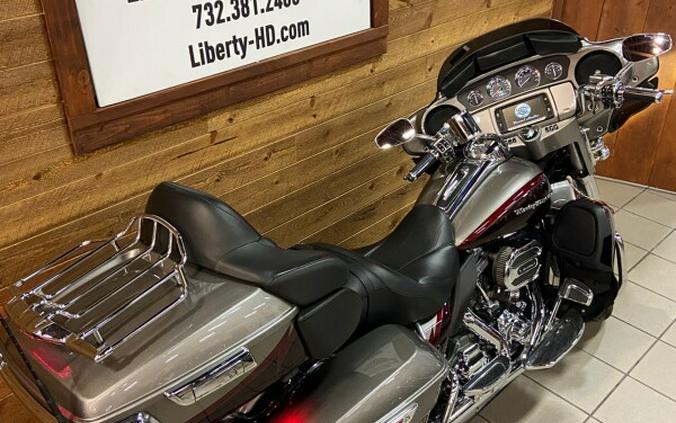 2015 Cvo Electra Glide Ultra Limited Palladium Silver/Maroon FLHTKSE