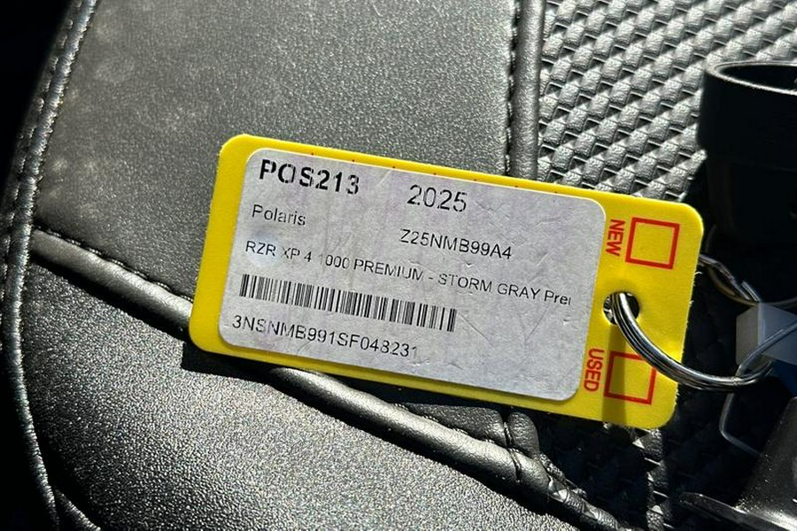 2025 Polaris® RZR XP 4 1000 PREMIUM - STORM GRAY Premium