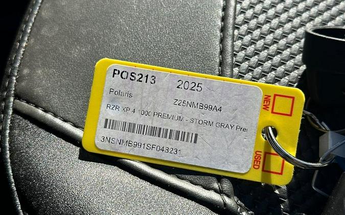 2025 Polaris® RZR XP 4 1000 PREMIUM - STORM GRAY Premium