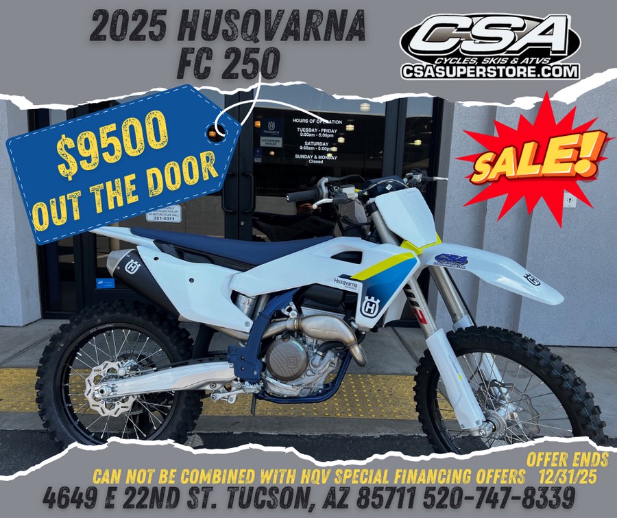 2025 Husqvarna Motorcycles FC 250