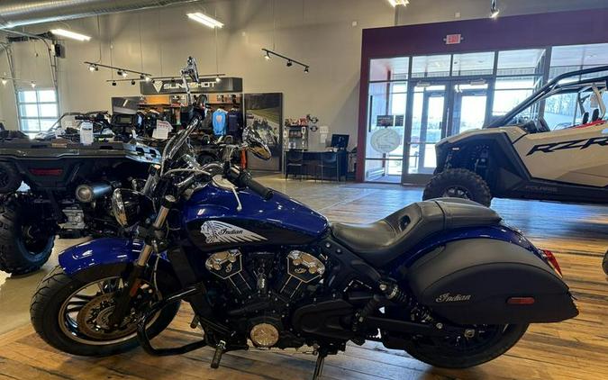 2024 Indian Motorcycle® Scout® ABS Spirit Blue Metallic/Black Metallic