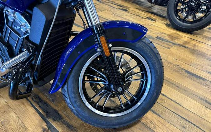 2024 Indian Motorcycle® Scout® ABS Spirit Blue Metallic/Black Metallic