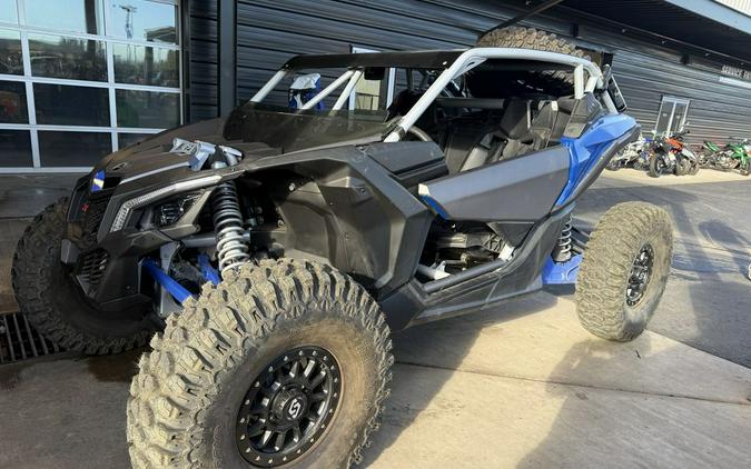 2020 Can-Am® Maverick™ X3 X™ rs Turbo RR Hyper Silver, Intense Blue & Manta Green