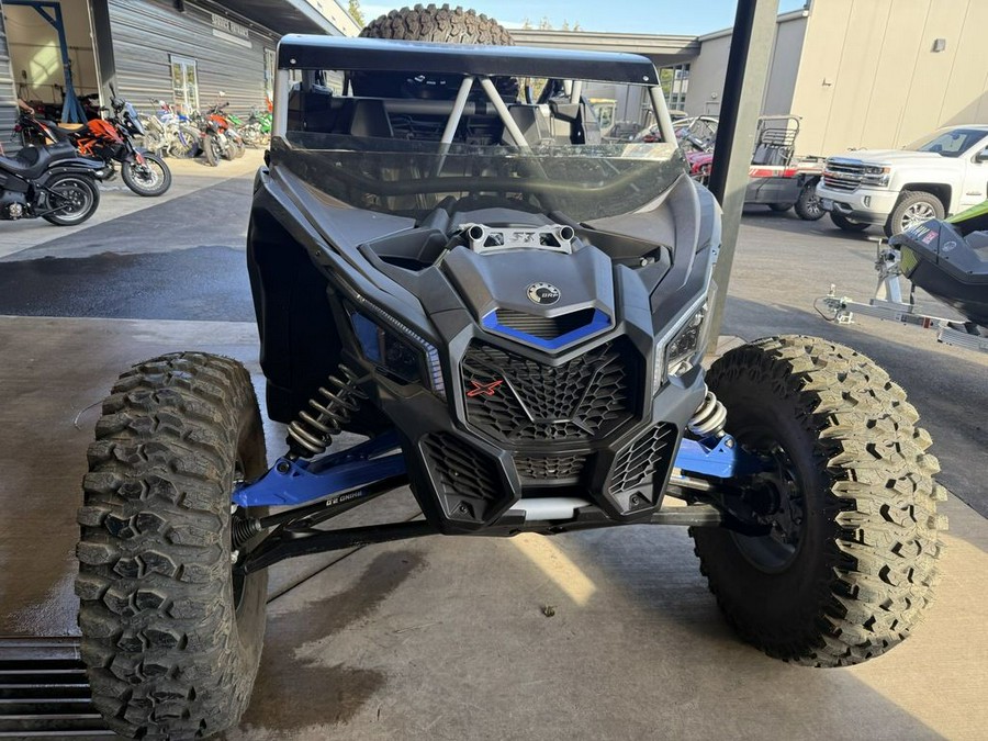 2020 Can-Am® Maverick™ X3 X™ rs Turbo RR Hyper Silver, Intense Blue & Manta Green