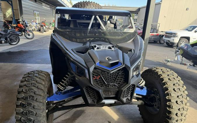 2020 Can-Am® Maverick™ X3 X™ rs Turbo RR Hyper Silver, Intense Blue & Manta Green