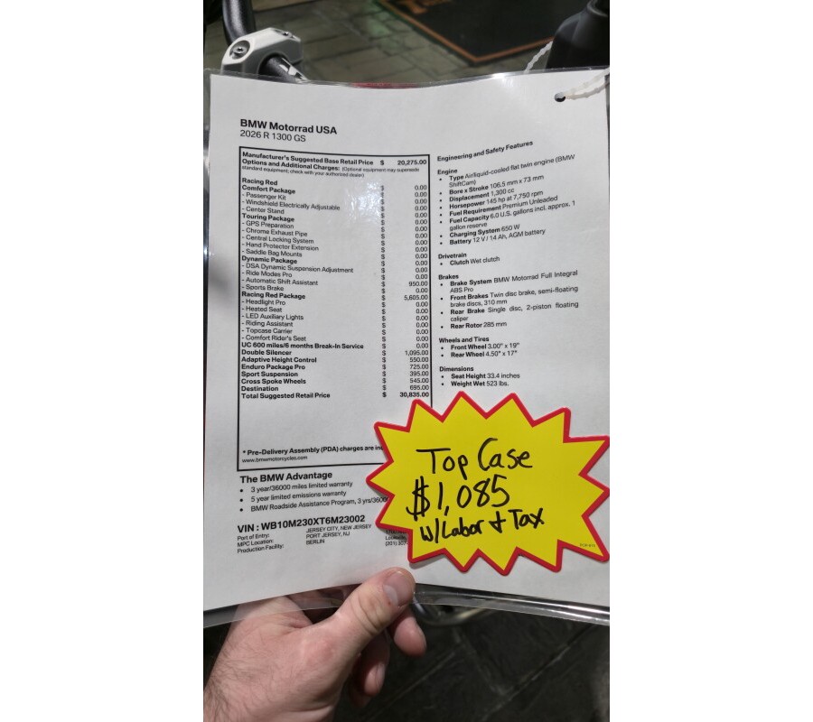 2026 R 1300 GS - Enduro Package