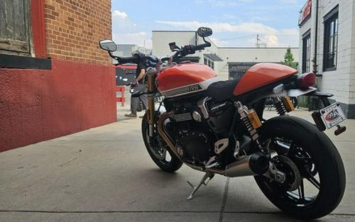 2026 Triumph Speed Twin 1200 RS Baja OrangeSapphire Black