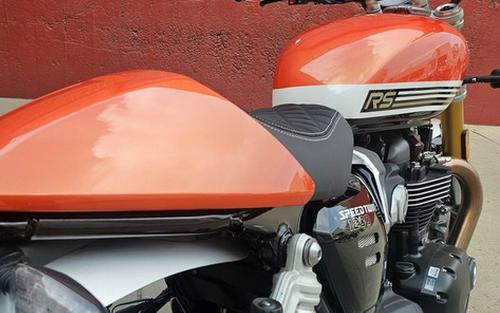 2026 Triumph Speed Twin 1200 RS Baja OrangeSapphire Black