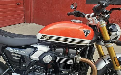 2026 Triumph Speed Twin 1200 RS Baja OrangeSapphire Black