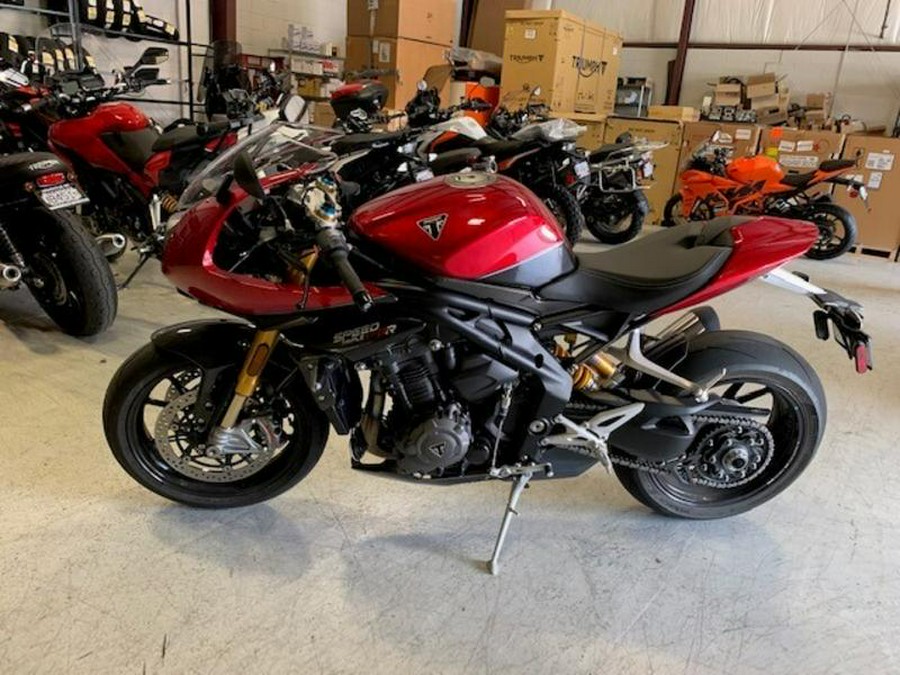 2022 Triumph Speed Triple 1200 RR Red Hopper Storm Grey