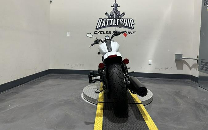 2025 Indian Scout Sixty Bobber Limited Ghost White Metallic S