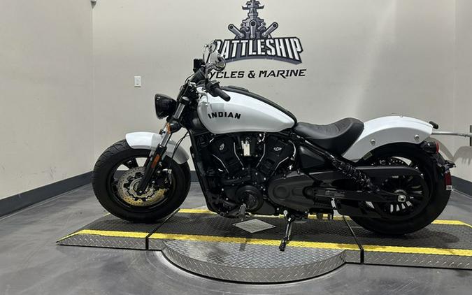 2025 Indian Scout Sixty Bobber Limited Ghost White Metallic S