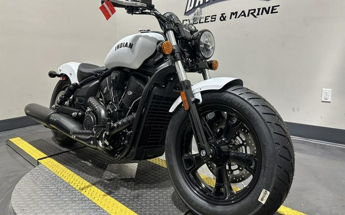 2025 Indian Scout Sixty Bobber Limited Ghost White Metallic S