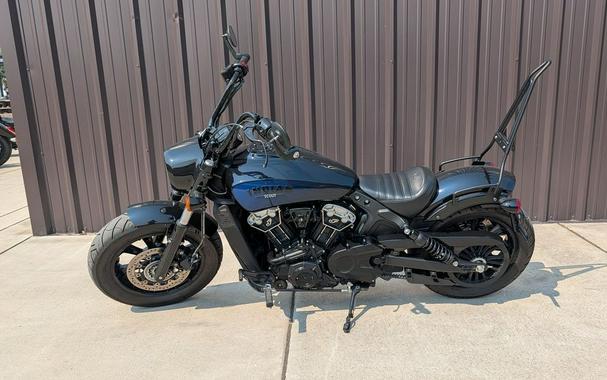 2021 Indian Motorcycle® Scout® Bobber ABS Icon Thunder Black Azure Crystal