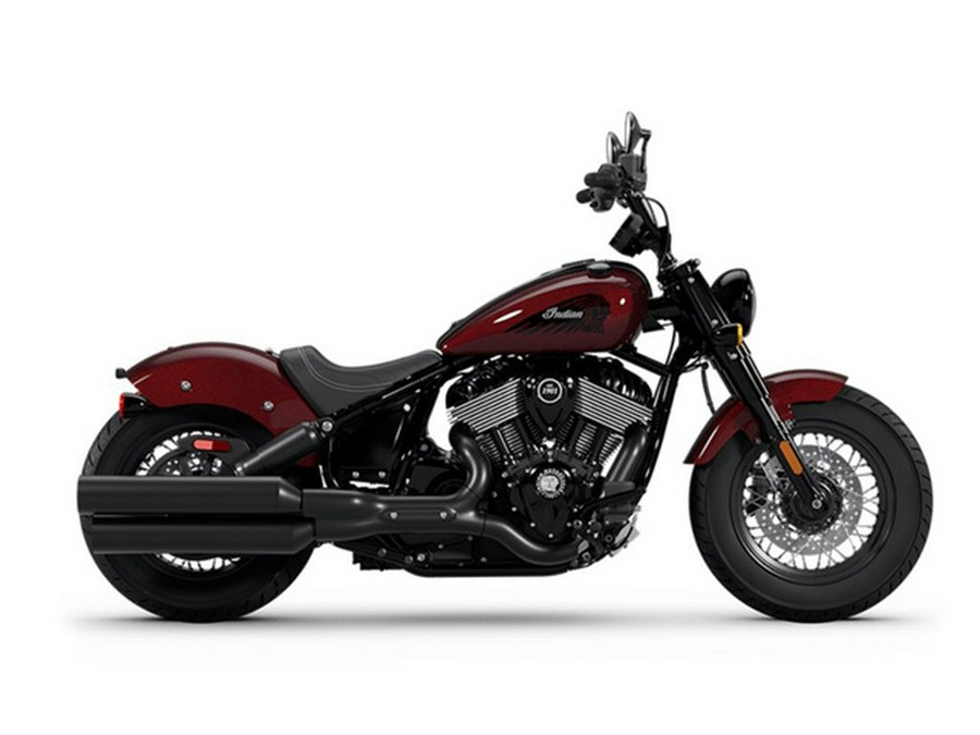 2025 Indian Chief Bobber Dark Horse Maroon Metallic