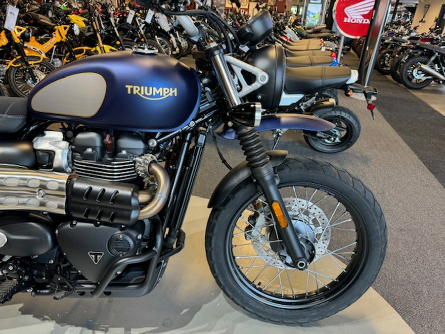 2022 Triumph Street Scrambler Gold Line