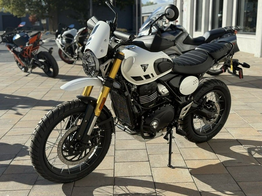 2026 Triumph Scrambler 400 XC Vanilla White