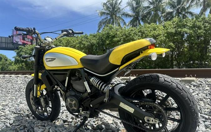 2017 Ducati Scrambler Icon '62 Yellow