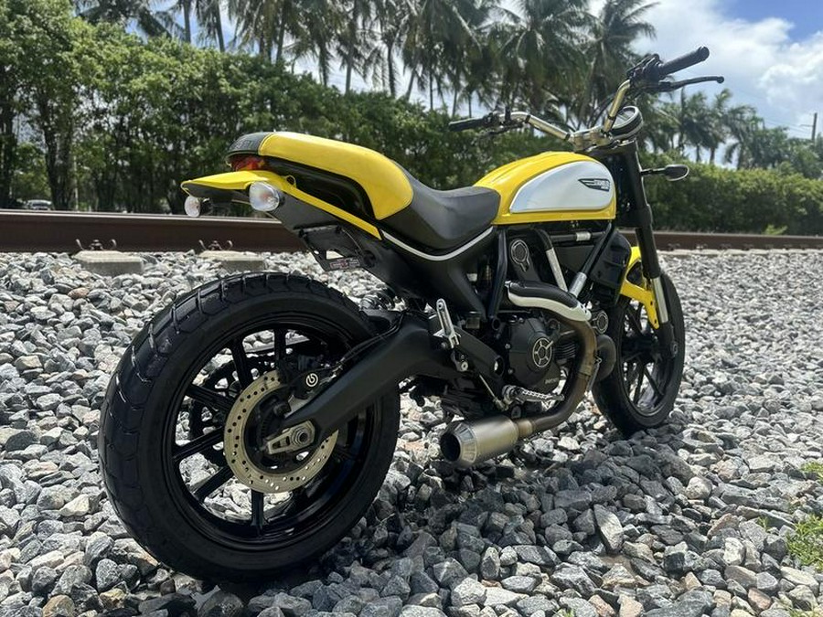 2017 Ducati Scrambler Icon '62 Yellow