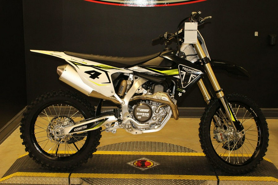 2025 TRIUMPH TF 450-RC Edition Jet Black/Pure White