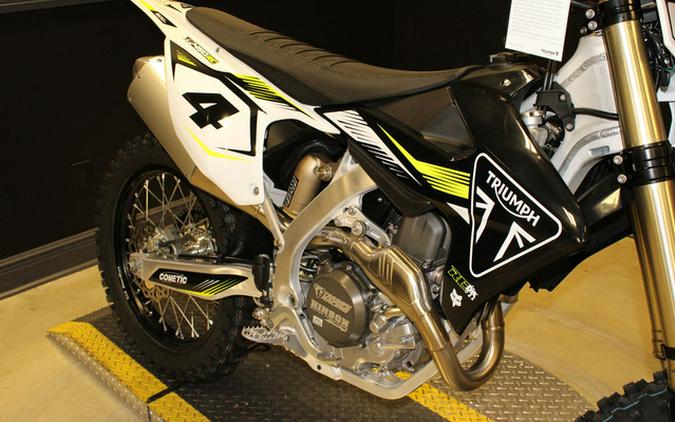 2025 TRIUMPH TF 450-RC Edition Jet Black/Pure White