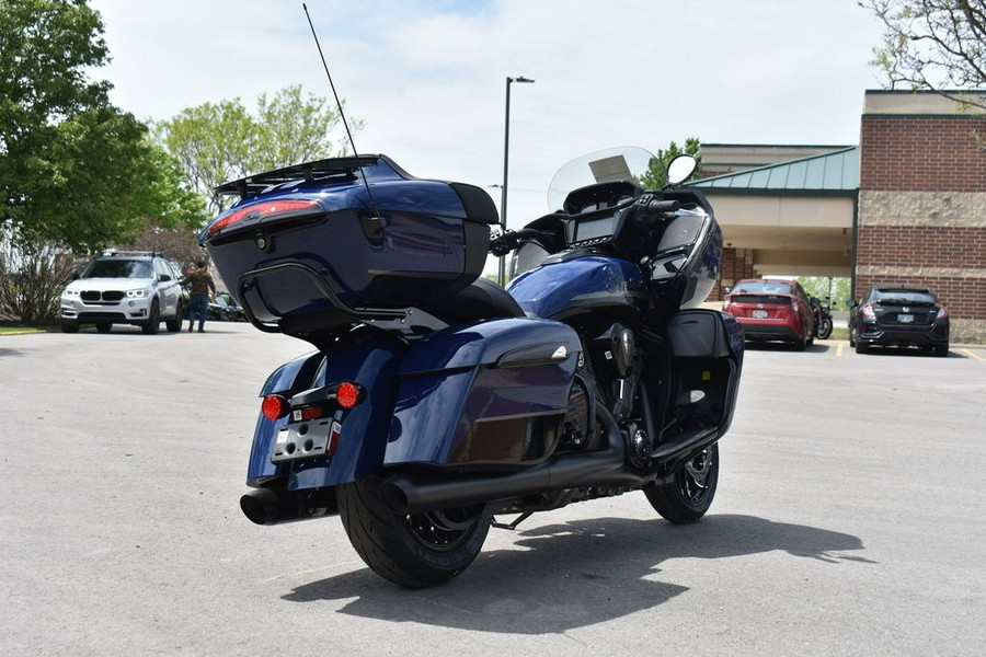 2024 Indian Motorcycle® Pursuit® Dark Horse® with PowerBand Audio Package Springfield Blue