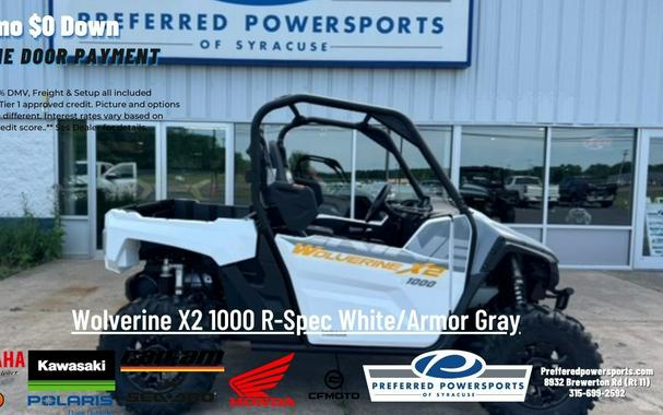 2024 Yamaha Wolverine X2 1000 R-Spec White/Armor Gray