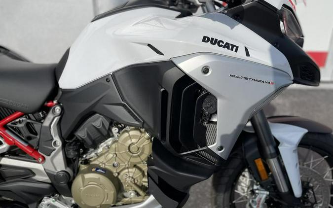 2024 Ducati Multistrada V4 S Travel & Radar Spoked Wheels Iceberg White