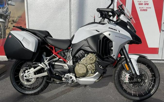 2024 Ducati Multistrada V4 S Travel & Radar Spoked Wheels Iceberg White