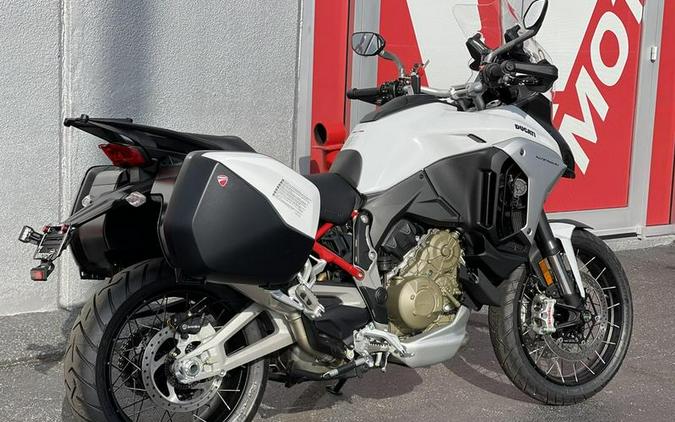 2024 Ducati Multistrada V4 S Travel & Radar Spoked Wheels Iceberg White