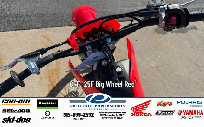 2026 Honda CRF 125F Big Wheel Red
