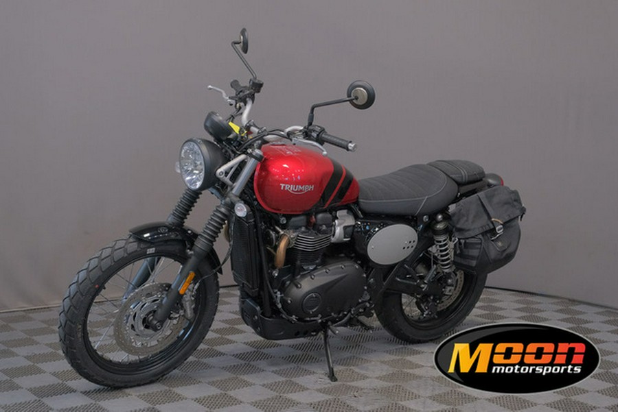 2023 Triumph Scrambler 900 Carnival Red / Jet Black