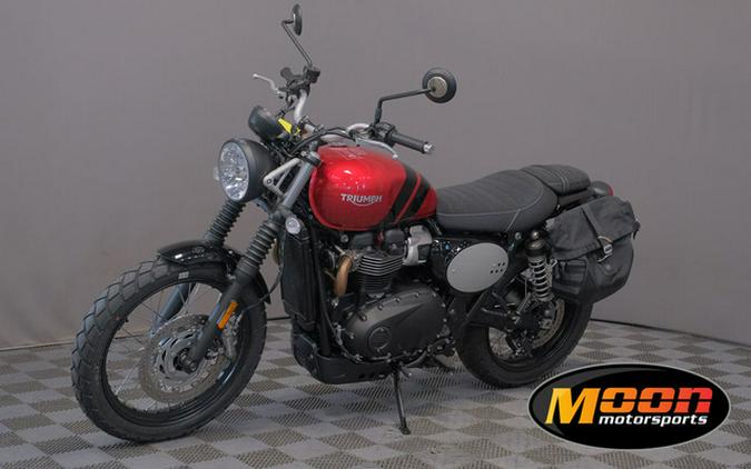 2023 Triumph Scrambler 900 Carnival Red / Jet Black