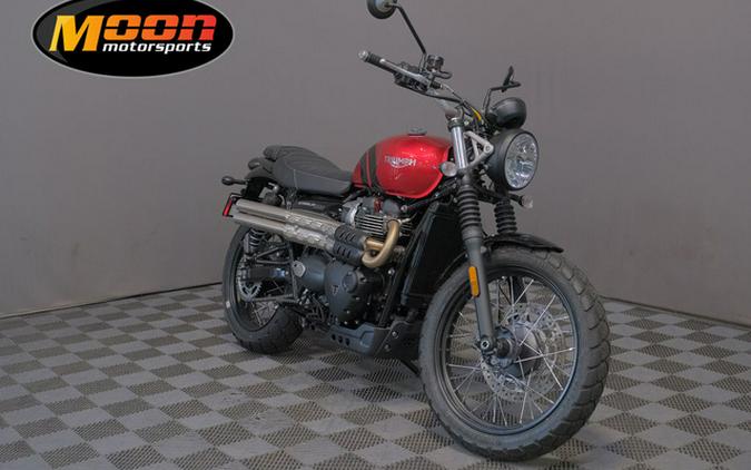 2023 Triumph Scrambler 900 Carnival Red / Jet Black