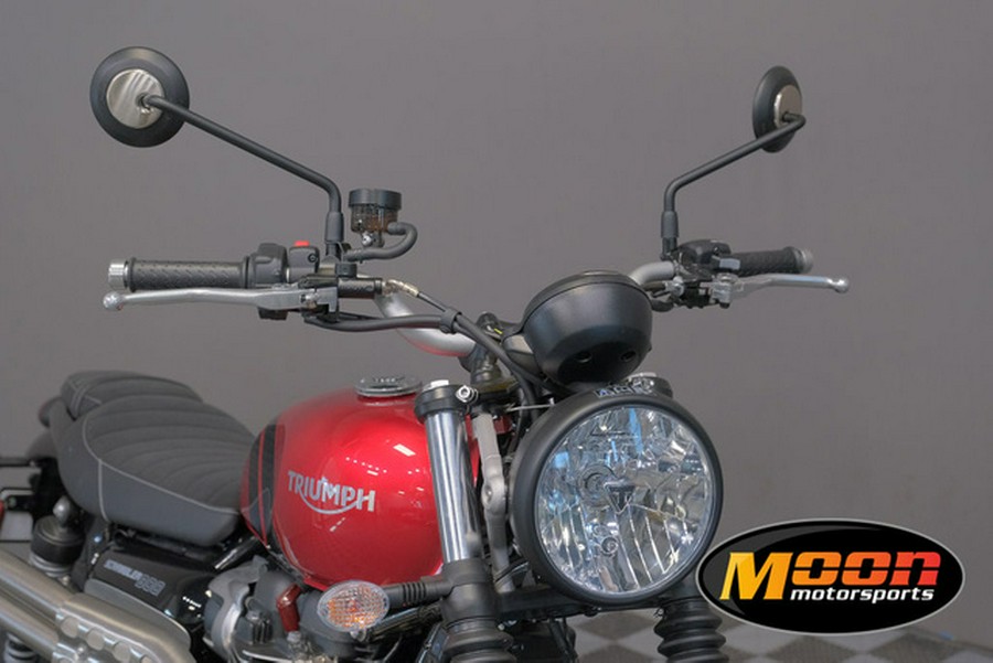 2023 Triumph Scrambler 900 Carnival Red / Jet Black