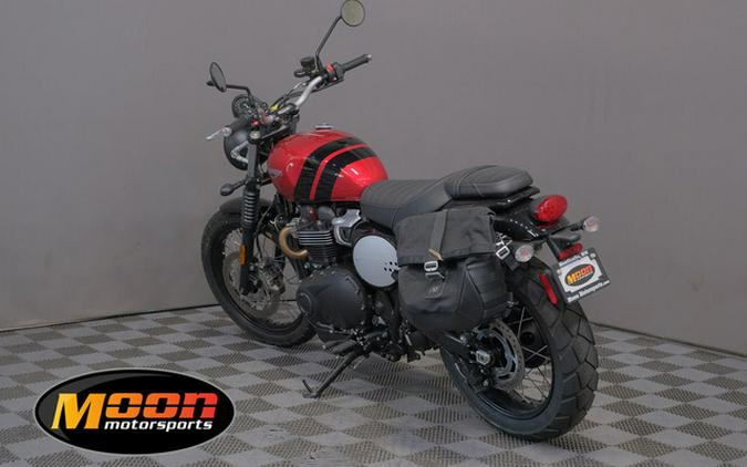 2023 Triumph Scrambler 900 Carnival Red / Jet Black