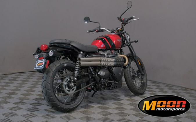 2023 Triumph Scrambler 900 Carnival Red / Jet Black