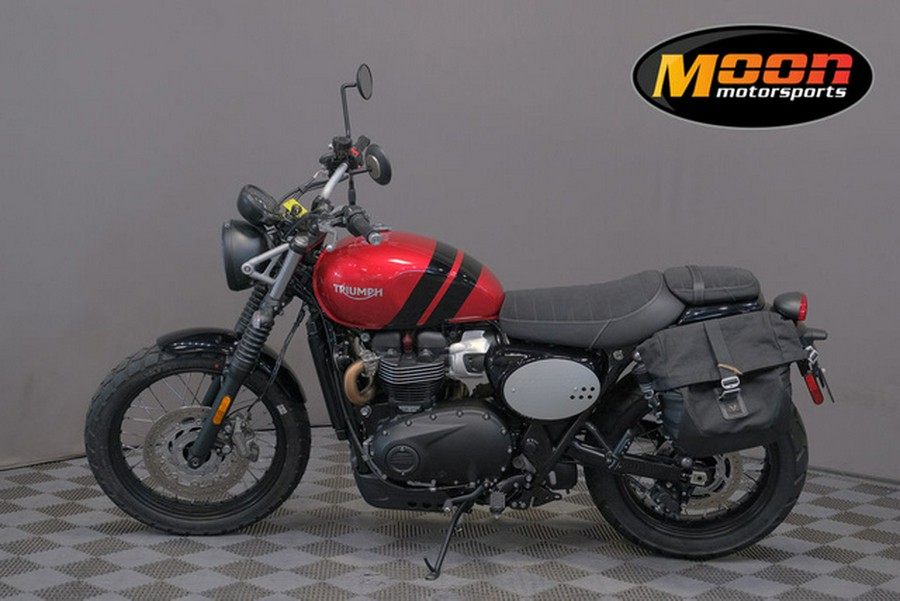 2023 Triumph Scrambler 900 Carnival Red / Jet Black