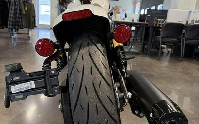 2025 Indian Motorcycle® 101 Scout® Ghost White Metallic with Graphics