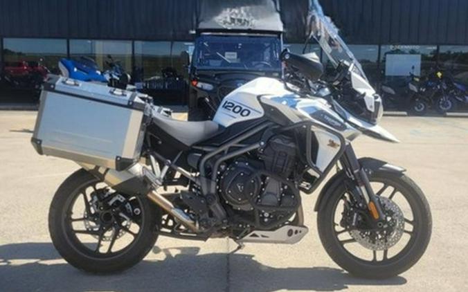 2018 Triumph Tiger 1200 XRX Crystal White