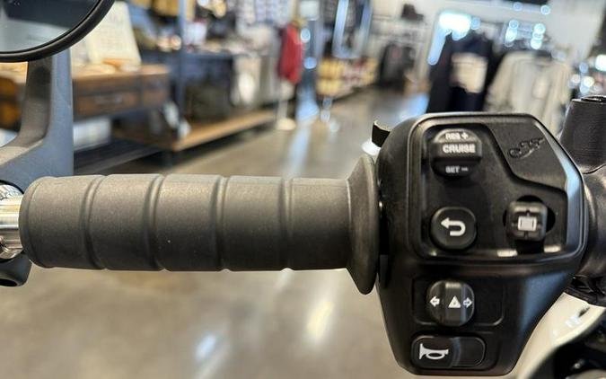 2025 Indian Motorcycle® 101 Scout® Ghost White Metallic with Graphics