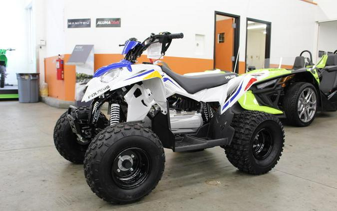 2024 Polaris® ATV-24,OTLW 110,WHT/POL BLU 110 EFI