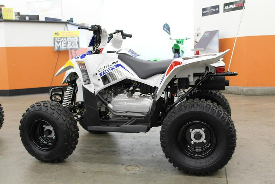 2024 Polaris® ATV-24,OTLW 110,WHT/POL BLU 110 EFI