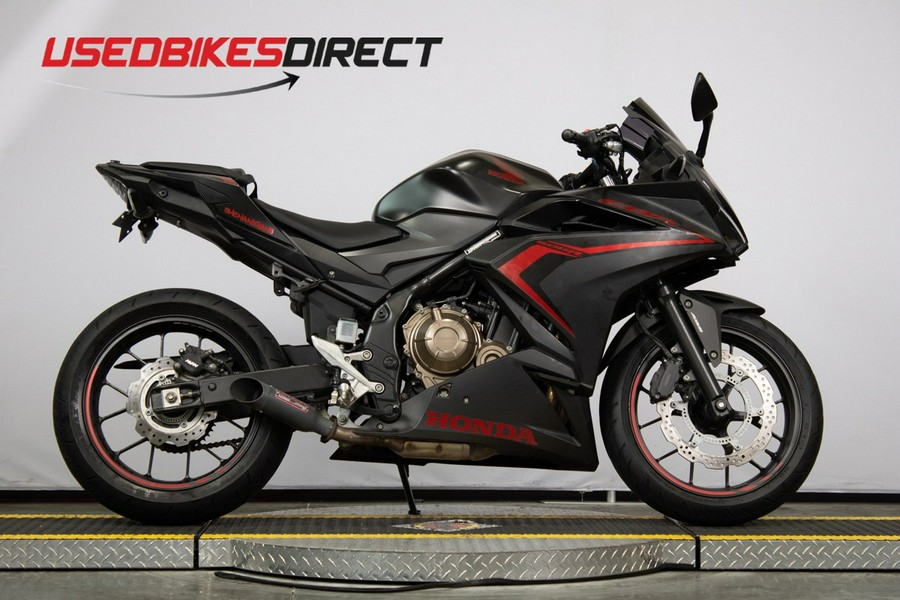 2021 Honda CBR500 ABS - $6,999.00