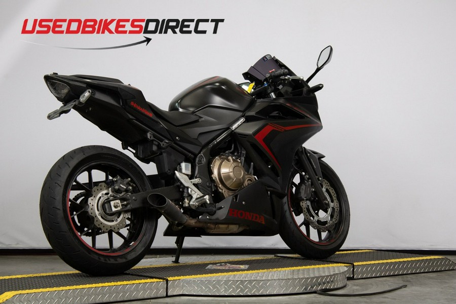 2021 Honda CBR500 ABS - $6,999.00